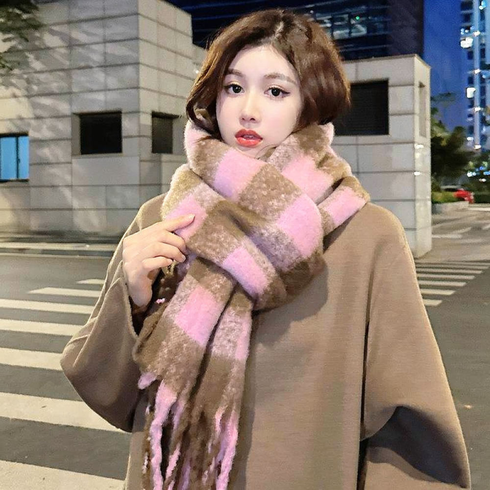Cozy Winter Scarf Knitted Plai - đánh giá và giá Cycling Commute Essentials