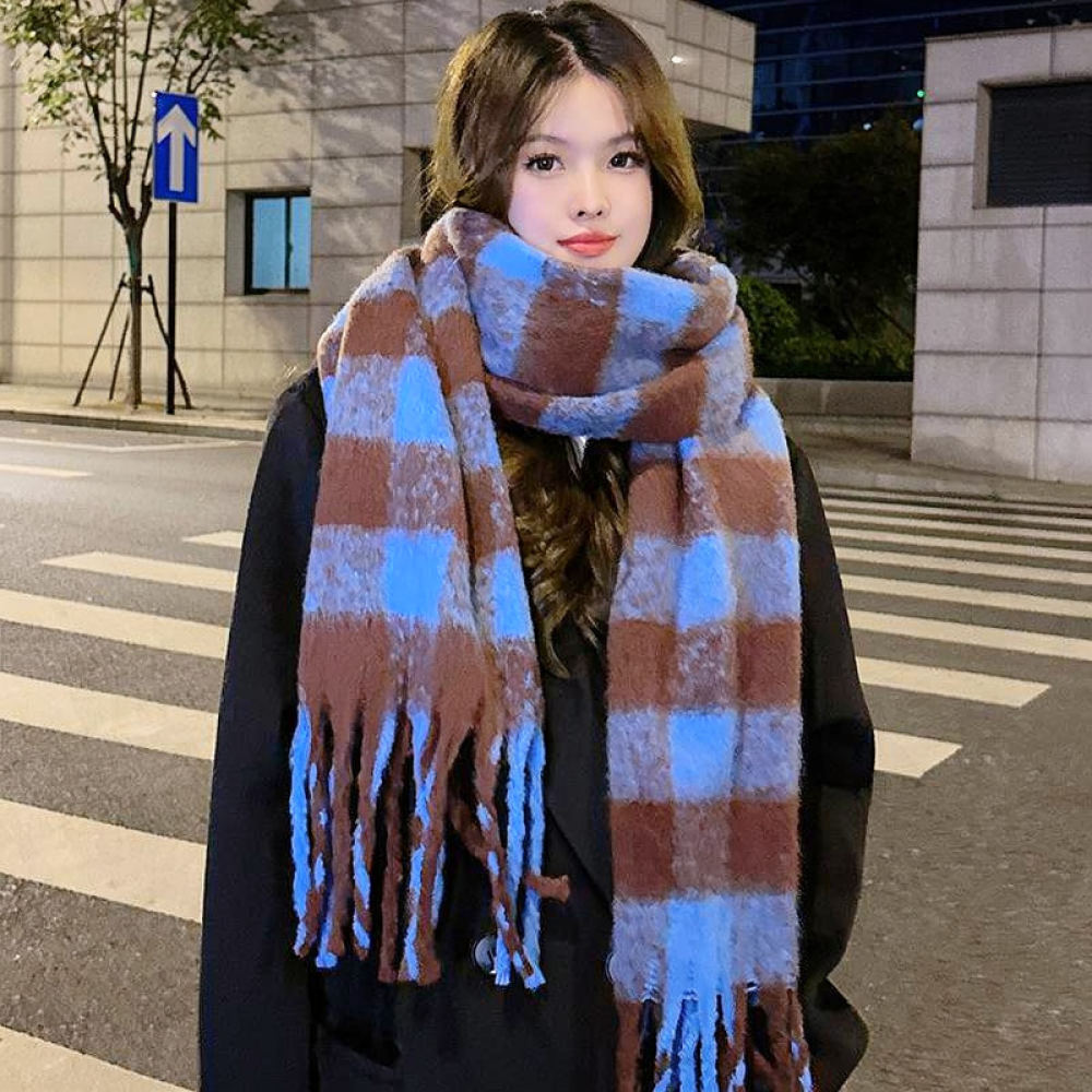 Cozy Winter Scarf Knitted Plai - đánh giá và giá Cycling Commute Essentials